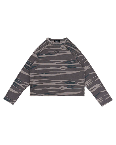 EMBLEM CAMOU WAFFLE L/S