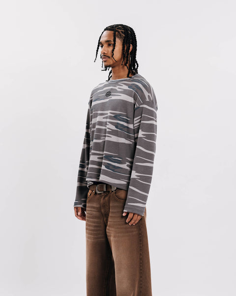 EMBLEM CAMOU WAFFLE L/S