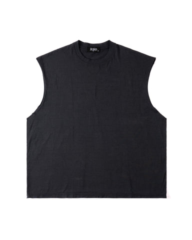 MUSCLE TEE - WASHED BLACK