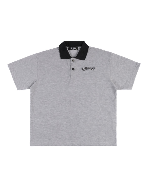 ANGEL CITY POLO SHIRT - GRAY