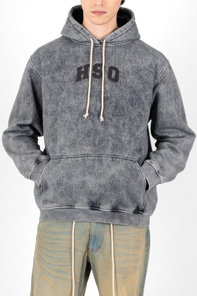 UNIVERSITY HOODIE IN ACID WASHED