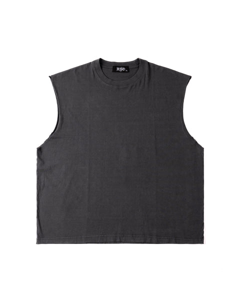 MUSCLE TEE - WASHED CHARCOAL