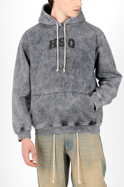 UNIVERSITY HOODIE IN ACID WASHED