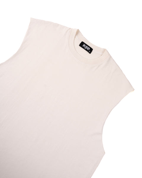 MUSCLE TEE - WASHED OFF WHITE