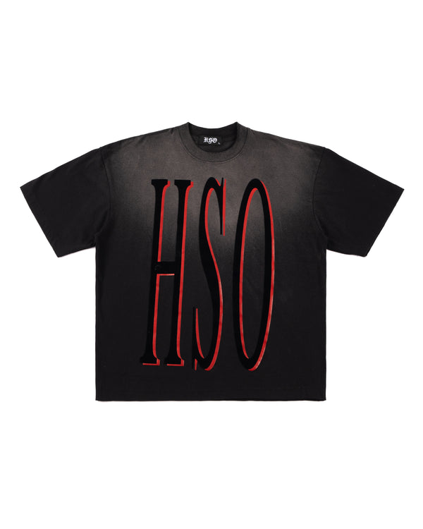 FLOCK WASHED BOX TEE