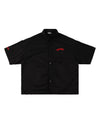 ANGEL CITY POPLIN POLO BLACK