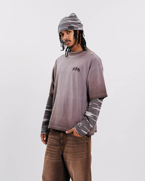 2 TONE ARCH LOGO BROWN