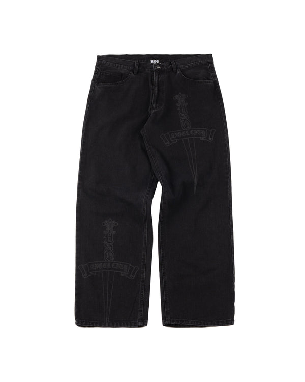 DAGGER BAGGY JEANS BLACK