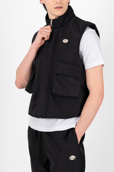 HEAVY DOWN VEST IN BLACK