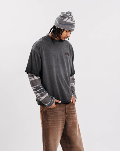 2 TONE ARCH LOGO BLACK