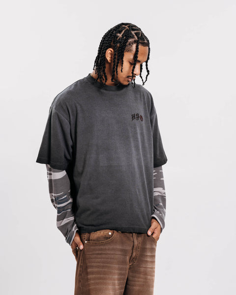 2 TONE ARCH LOGO BLACK