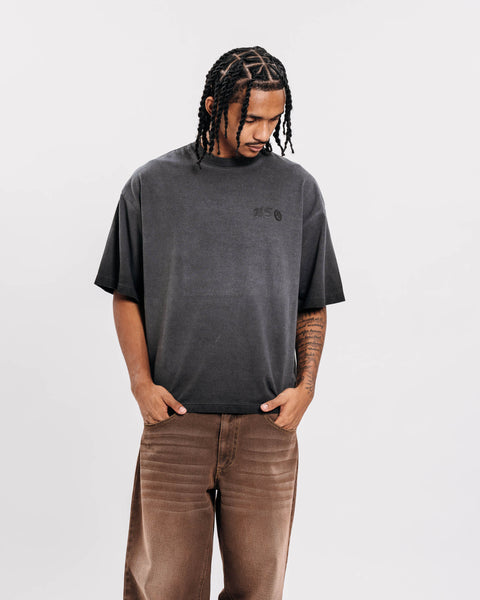 2 TONE ARCH LOGO BLACK