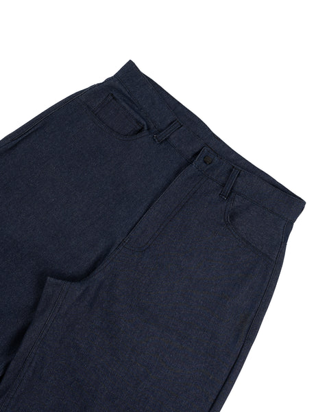 RAW DENIM BAGGY SHORT BLUE