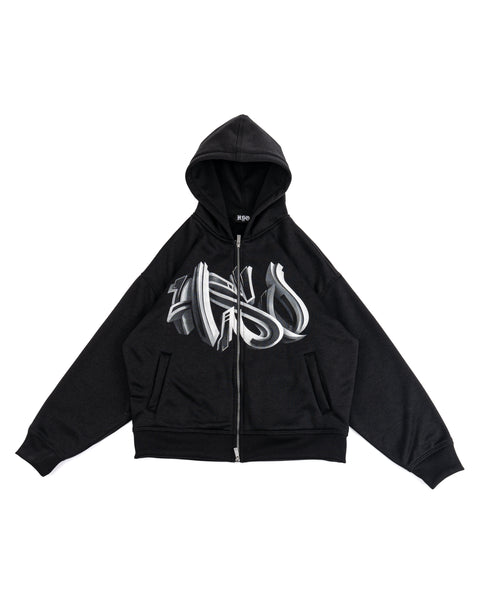 3D GRAFFITI LOGO HOODIE