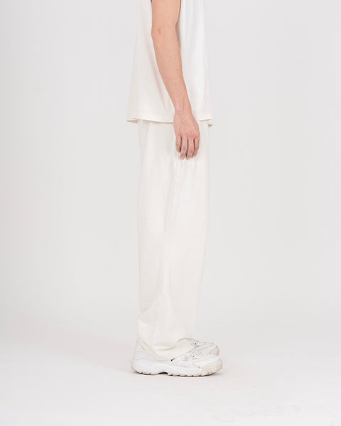 WIDE WASHED PANTS - OFF WHITE