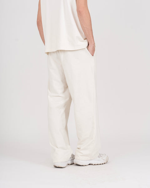 WIDE WASHED PANTS - OFF WHITE