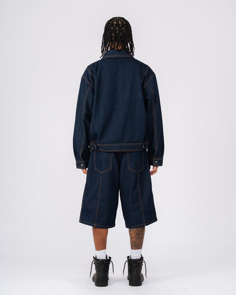 DENIM TRUCKER JACKET - INDIGO