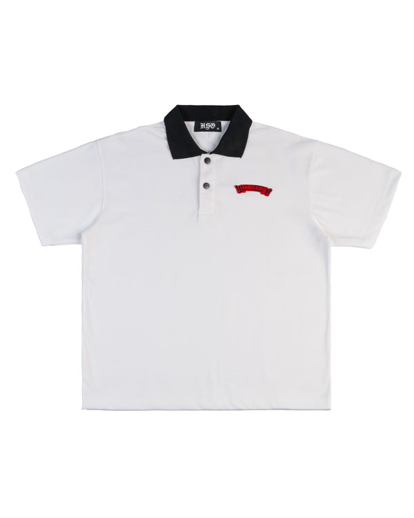 ANGEL CITY POLO SHIRT - WHITE