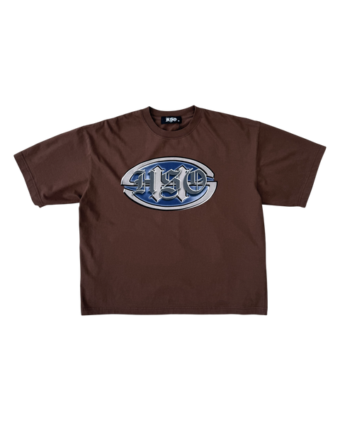BADGE BOX TEE BROWN