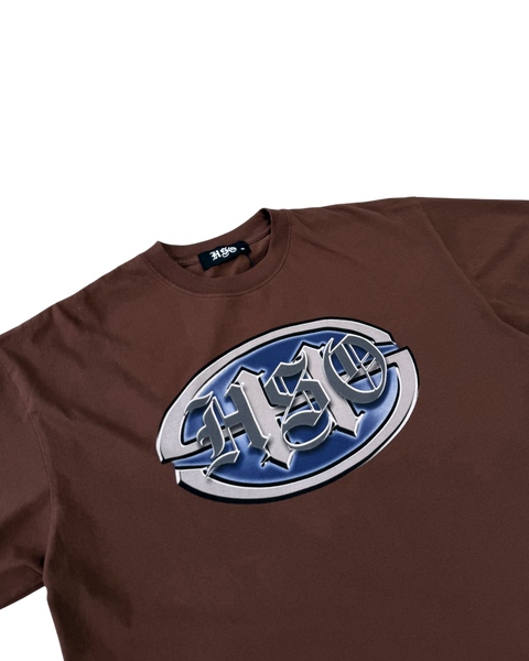 BADGE BOX TEE BROWN