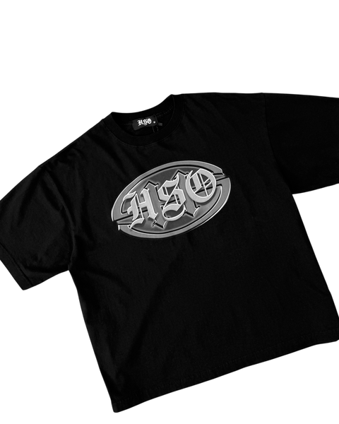 BADGE BOX TEE BLACK