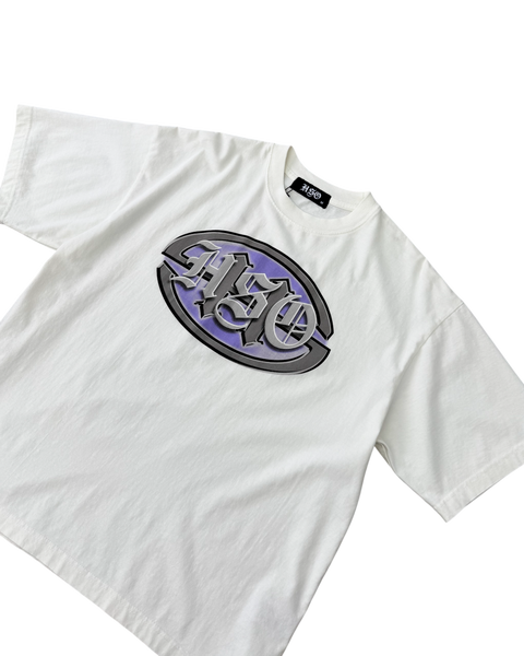 BADGE BOX TEE OFF-WHITE