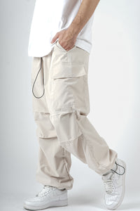 PARACHUTE PANTS IN OFF WHITE