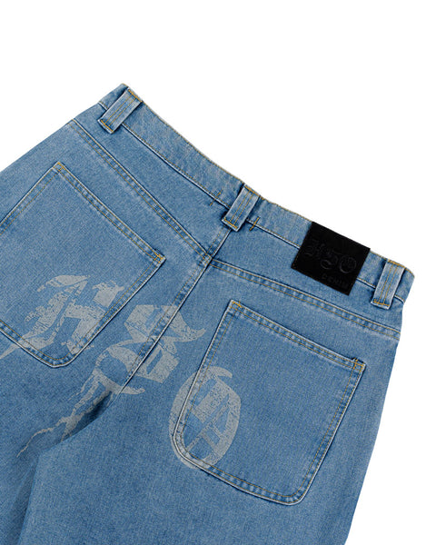 BEAM BAGGY DENIM SHORTS