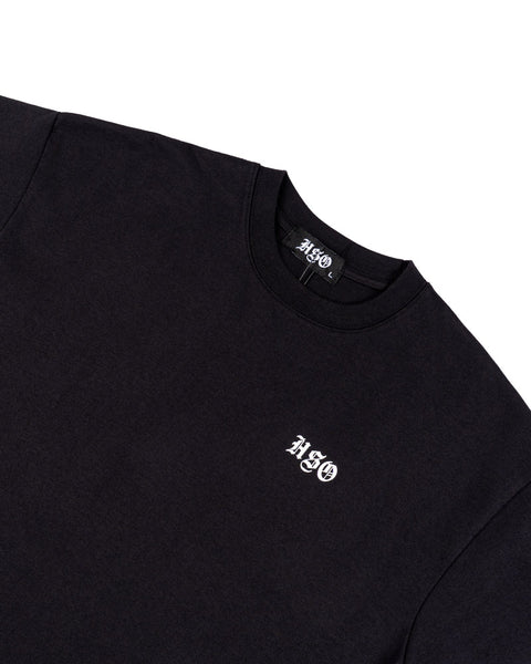 LOGO HEAVY BOX TEE BLACK