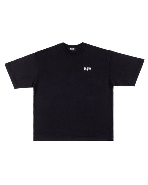 LOGO HEAVY BOX TEE BLACK