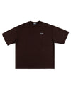 LOGO HEAVY BOX TEE MADURO