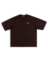 LOGO HEAVY BOX TEE MADURO