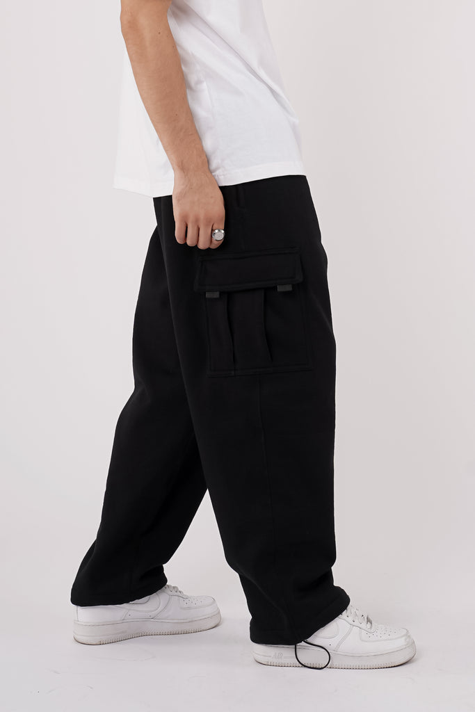 BAGGY CARGO PANTS IN BLACK – HSO