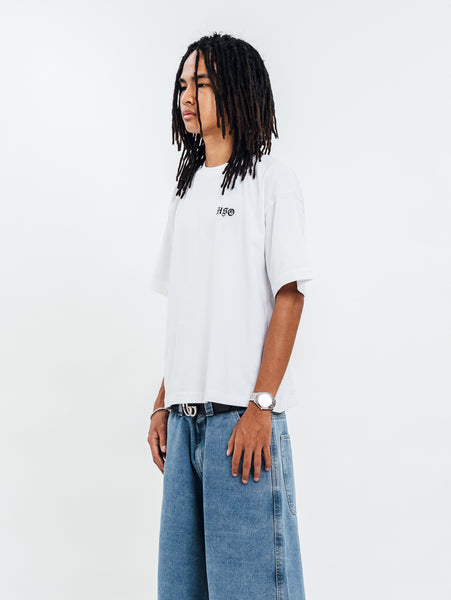 LOGO HEAVY BOX TEE WHITE