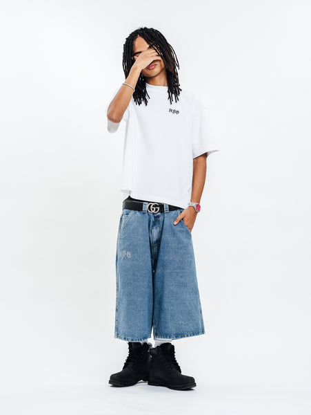 LOGO HEAVY BOX TEE WHITE