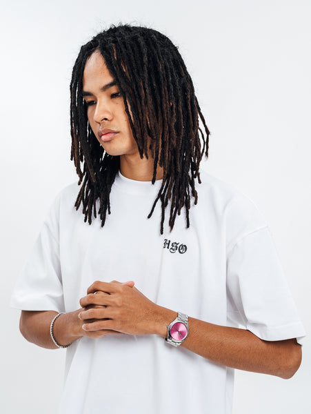 LOGO HEAVY BOX TEE WHITE