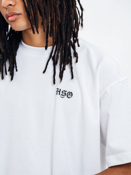 LOGO HEAVY BOX TEE WHITE