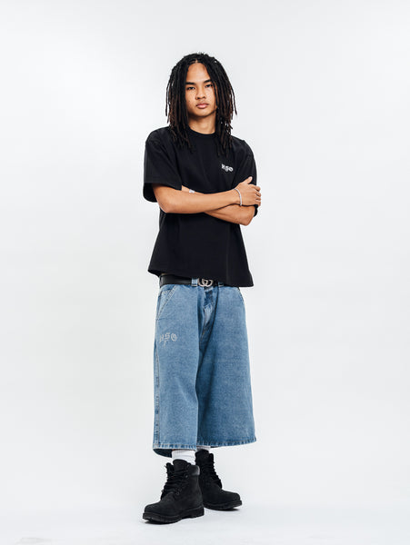 BEAM BAGGY DENIM SHORTS