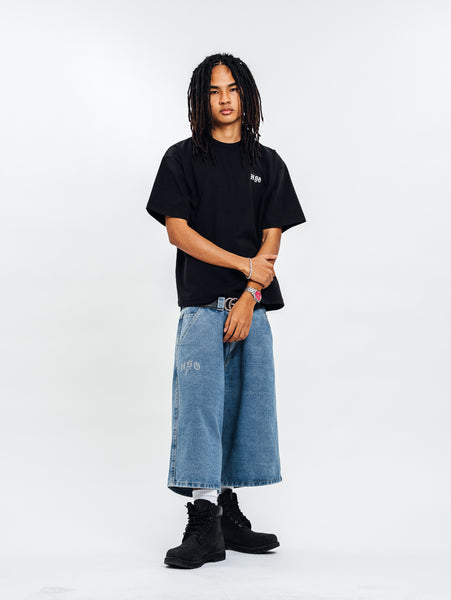 LOGO HEAVY BOX TEE BLACK