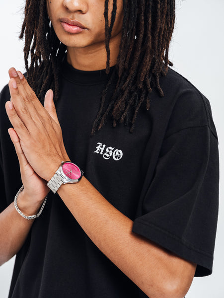 LOGO HEAVY BOX TEE BLACK