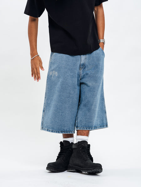 BEAM BAGGY DENIM SHORTS