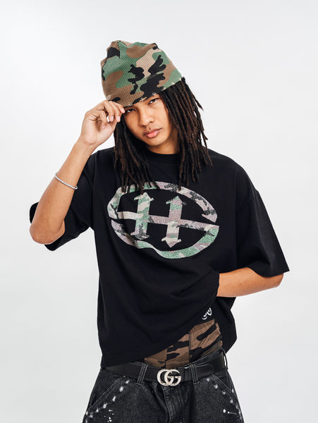CAMOU DISTRESSED SKULL CAP