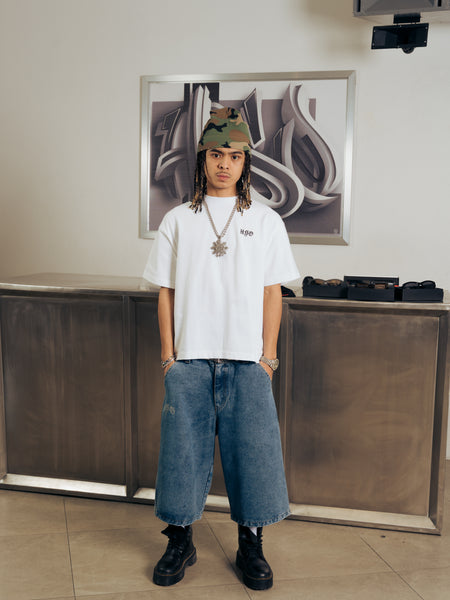 LOGO HEAVY BOX TEE WHITE