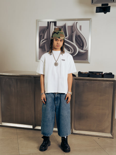 LOGO HEAVY BOX TEE WHITE