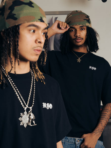 LOGO HEAVY BOX TEE BLACK