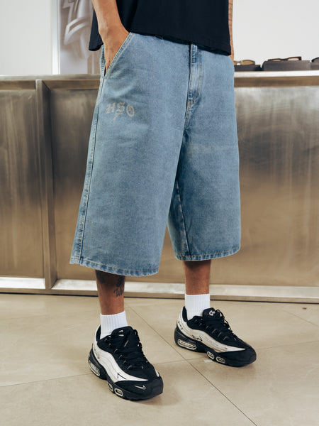 BEAM BAGGY DENIM SHORTS