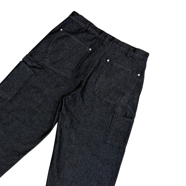 DENIM CARPENTER PANTS BLACK