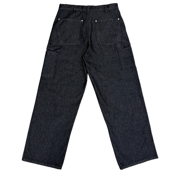 DENIM CARPENTER PANTS BLACK