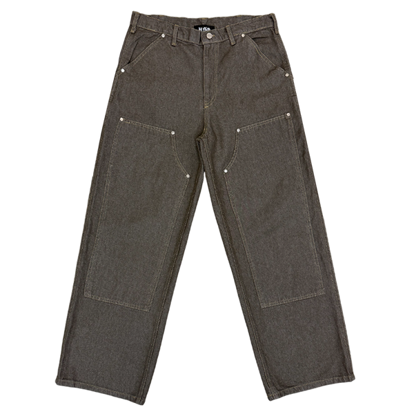 DENIM CARPENTER PANTS DARK SAND