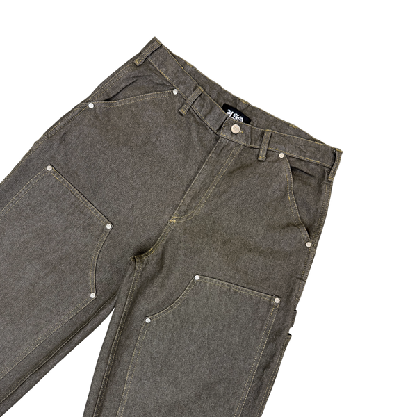 DENIM CARPENTER PANTS DARK SAND